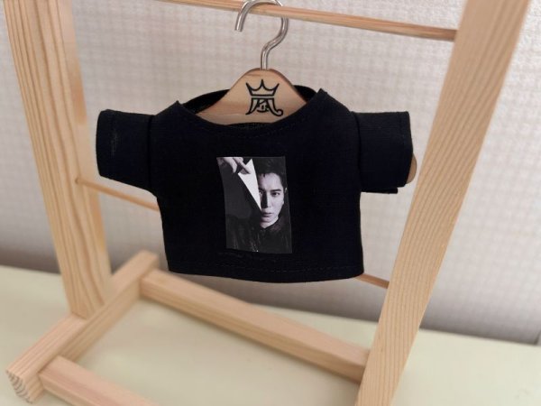 画像1: 正三角関係、黒Tシャツ単品 (1)