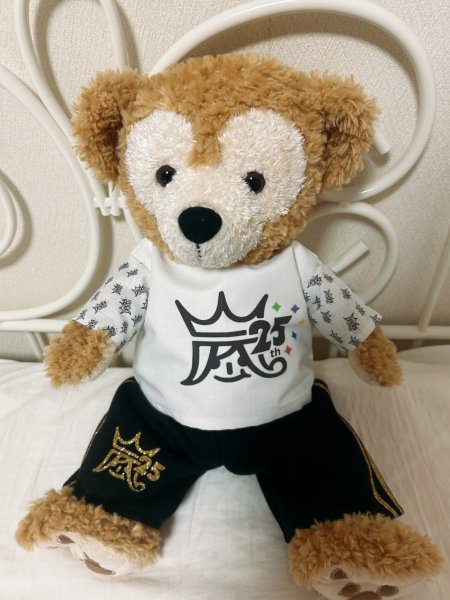 画像2: Sサイズ［41cm］ダッフィー用、25周年Tシャツ (2)