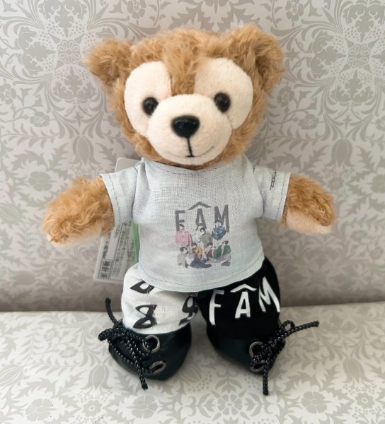 画像1: 再販！FAM ぬいばダッフィー［モノトーン］ (1)